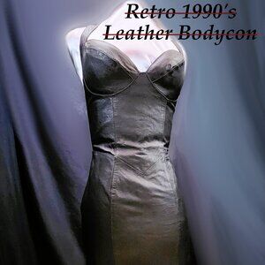 Vintage Leather Dress